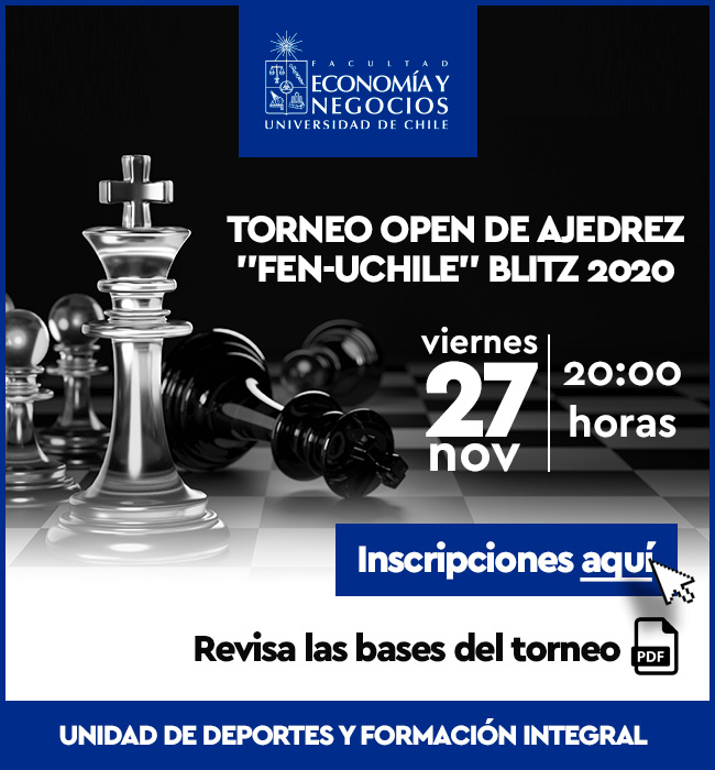 Torneo de Ajedrez en línea – Instituto Universitario Patagonico de las Artes